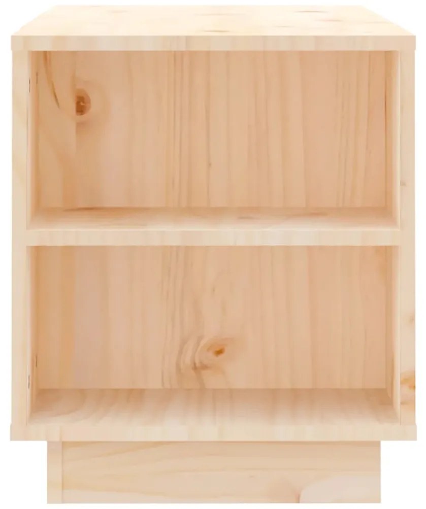 Móvel de TV 110x35x40,5 cm madeira de pinho maciça