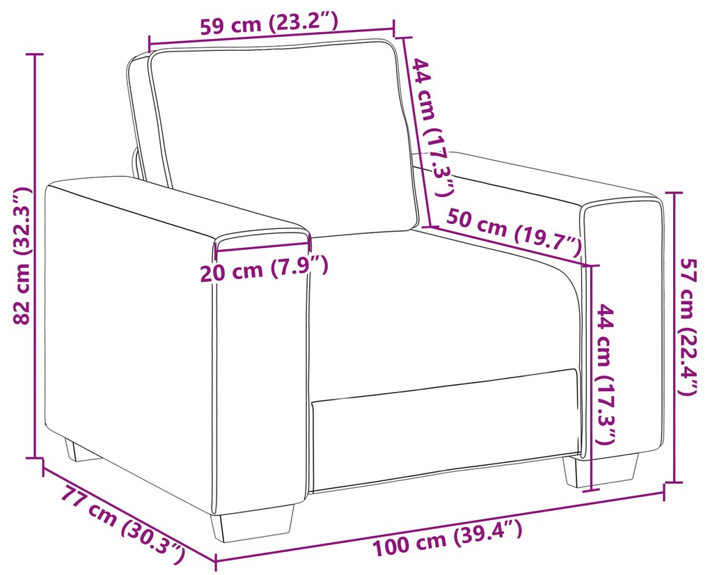 Conjunto de Sofá de 3 Peças com Almofadas Vermelhas Vinho