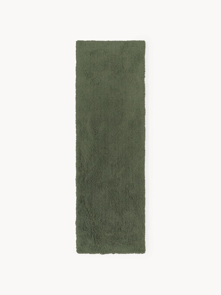 Passadeira felpuda com relevo Leighton