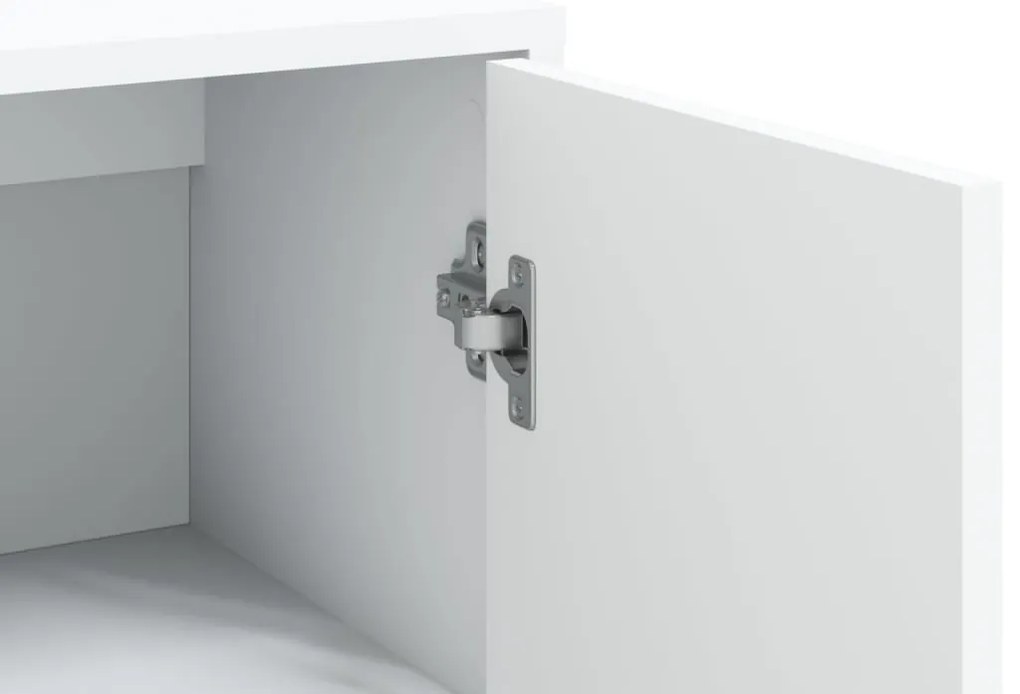 Aparadores 3 pcs 60x31x84 cm derivados de madeira branco