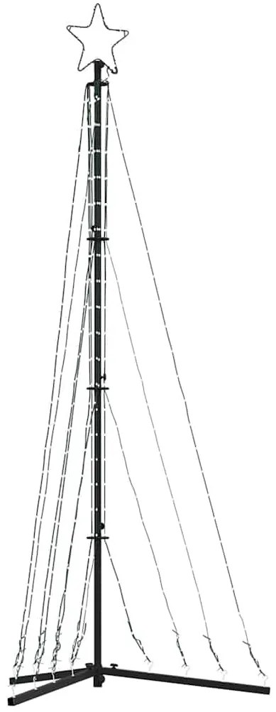 LED Árvore de Natal 339 LEDs Branco Quente 187 cm