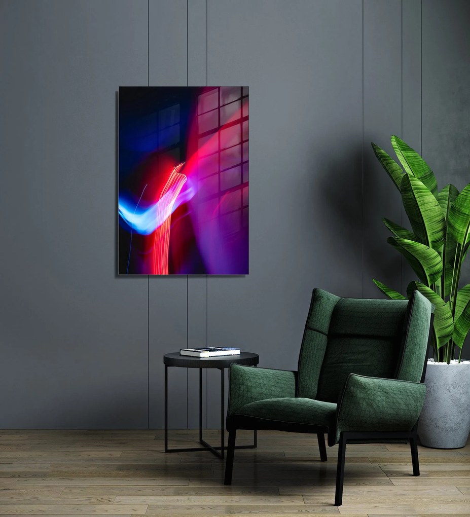 Pintura Decorativa em Vidro Temperado UV-011 – Multicolor – 70 x 100 c