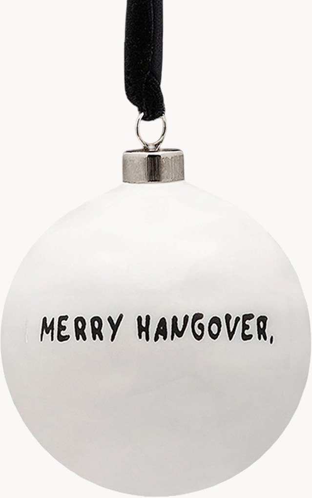 Bola de Natal artesanal Merry Hangover