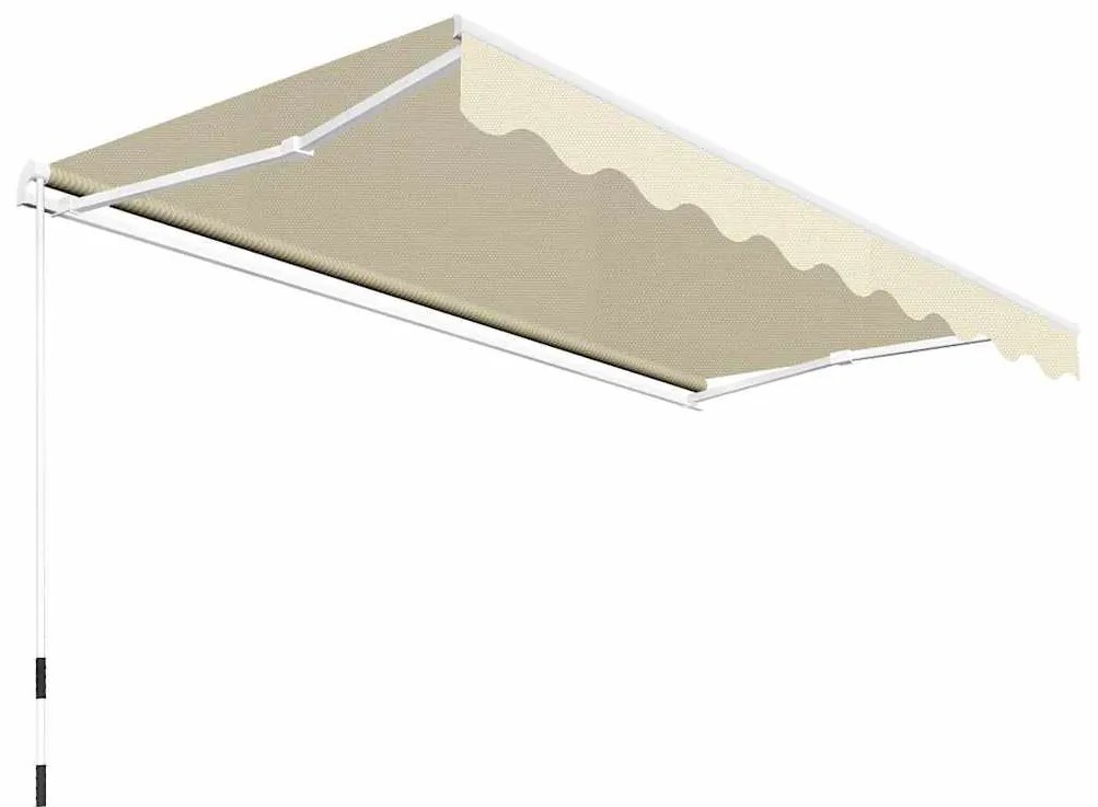Toldo dobrável manual 300 cm creme