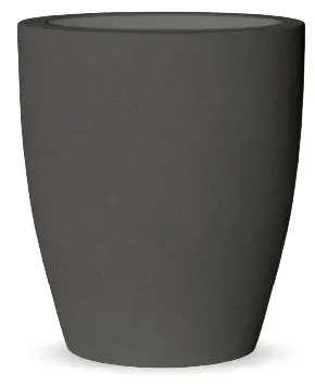 Vaso de flores colorido redondo Polietileno CASA, JARDIM, RESTAURANTE, BAR VIOLETA 55 (ø55x60 cm) - Cinzento