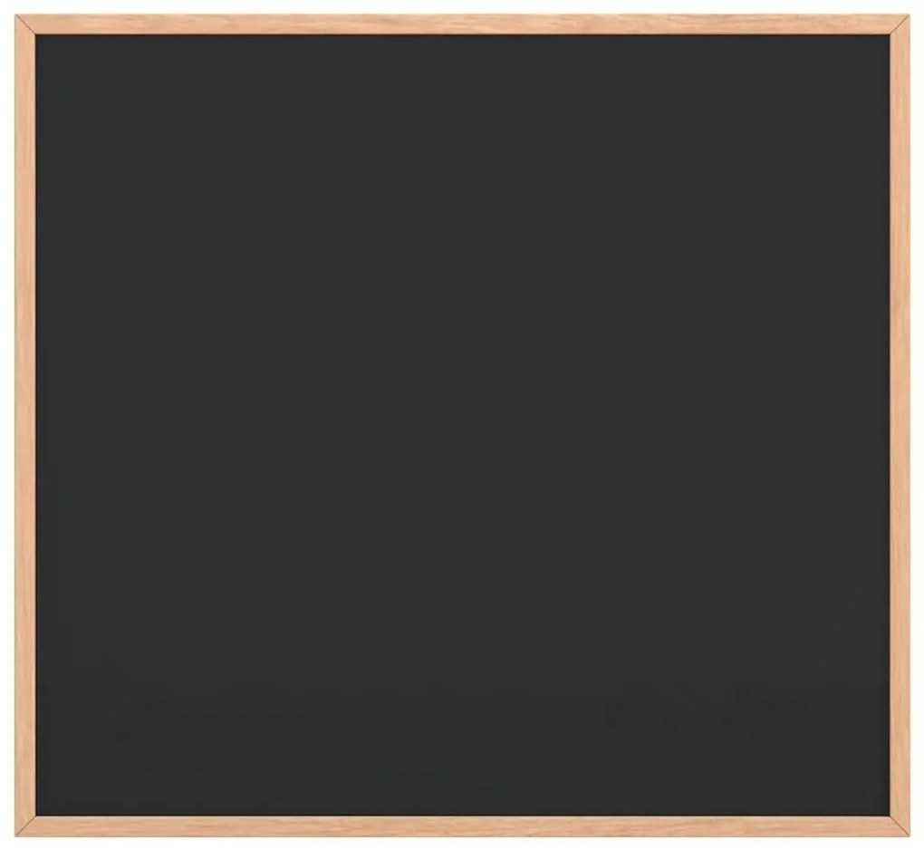 Quadro negro com estrutura em madeira de pinho maciço 60x55 cm