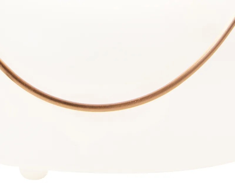 Candeeiro de pé branco 51 cm IP44 - STORM Large Design,Moderno