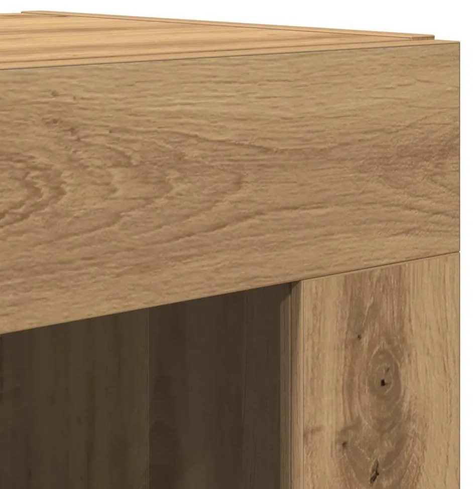 Highboard Artesanal de Carvalho 69.5x34x180 cm Madeira engenheirada