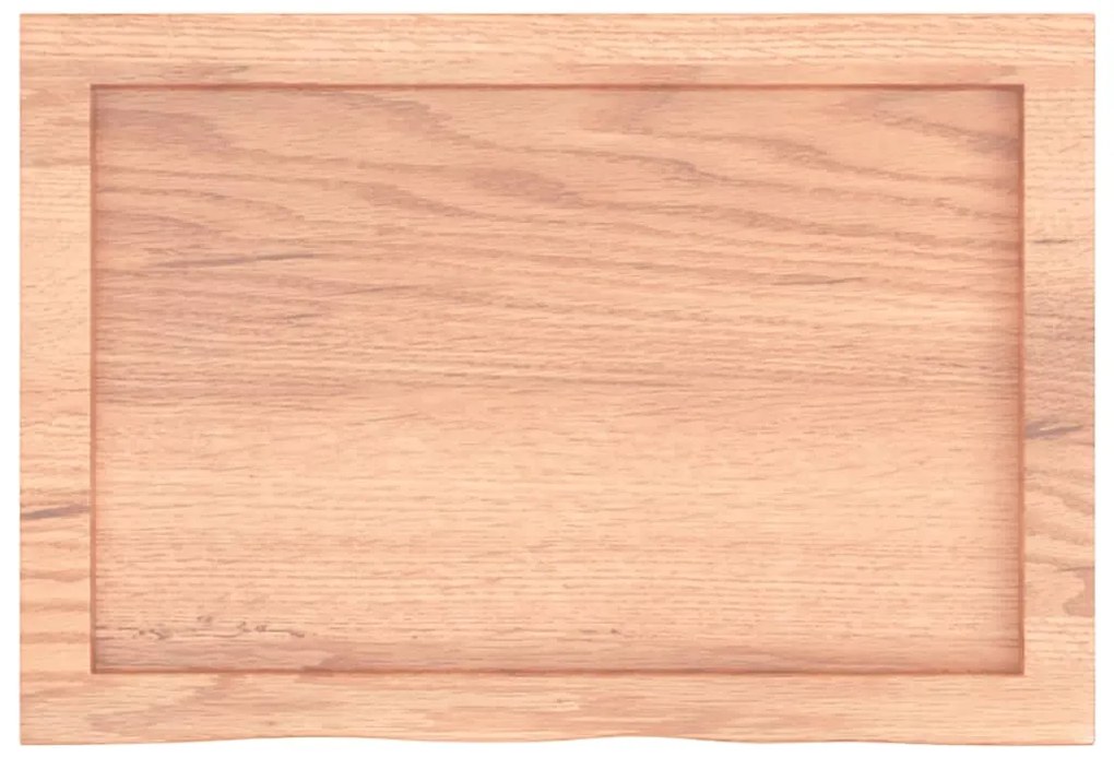Prateleira de parede 60x40x(2-4) cm carvalho tratado castanho