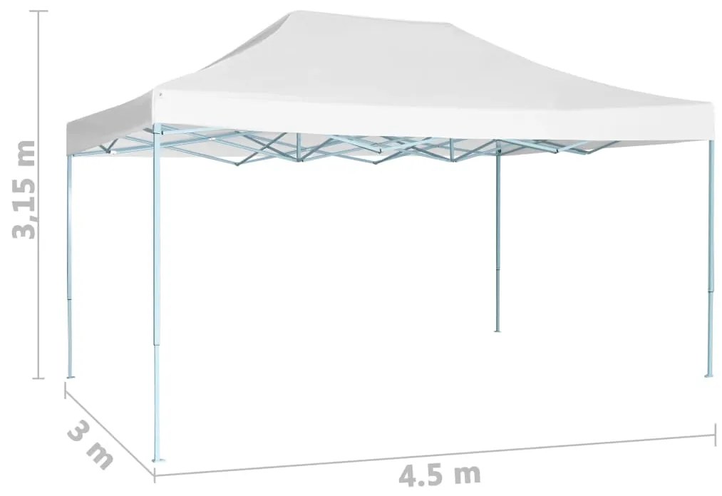Tenda para festas dobrável 3x4,5 m branco