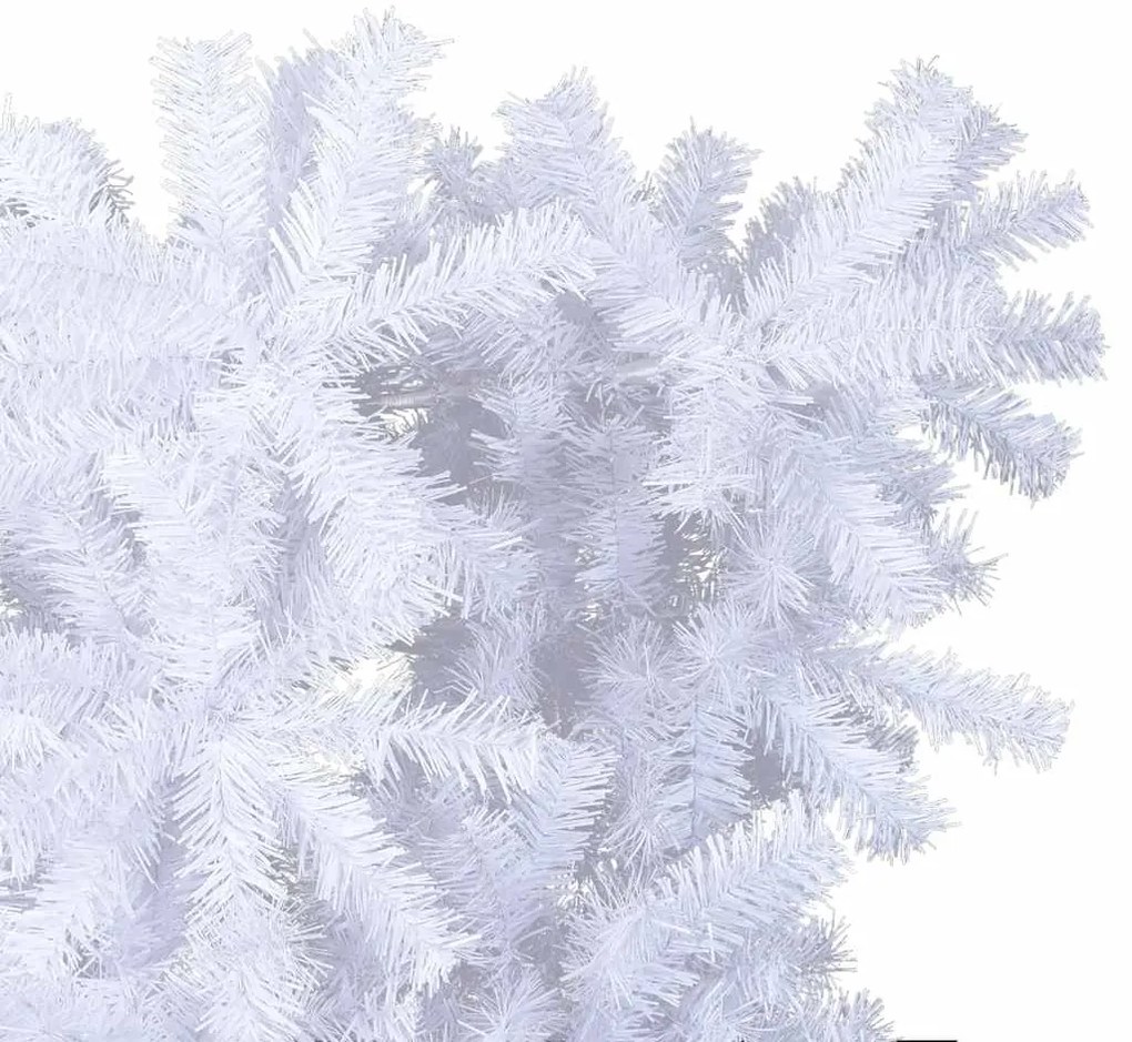Árvore de Natal artificial invertida com suporte 180 cm branco