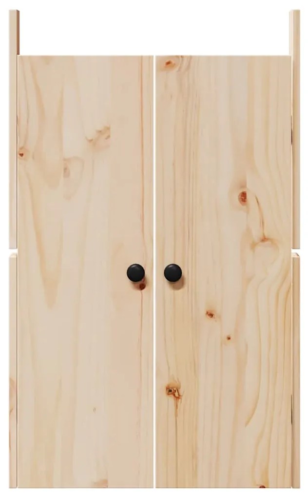 Portas de Cozinha Externa 50x9x82 cm Madeira de Pinho Maciça