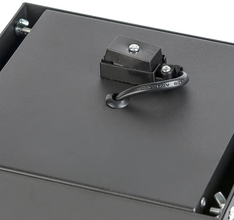 Foco embutido preto AR111 inclinável e rotativo sem moldura - Oneon