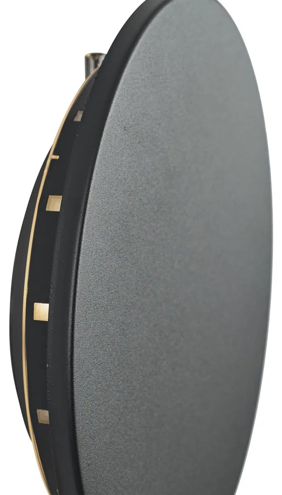 Candeeiro de parede exterior preto incluindo LED IP54 - Soleil Moderno