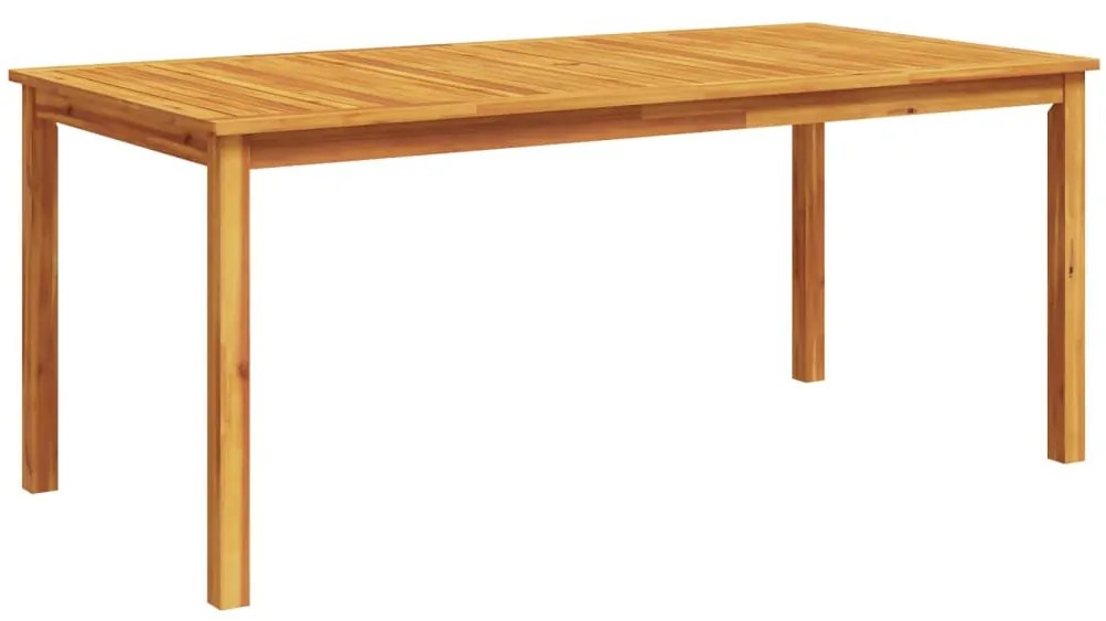 Mesa de jantar p/ jardim 180x90x75 cm madeira de acácia maciça