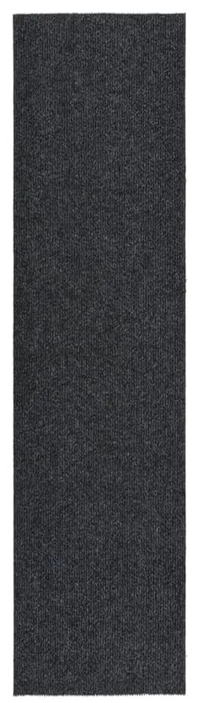 Tapete/passadeira de entrada 100x400 cm antracite