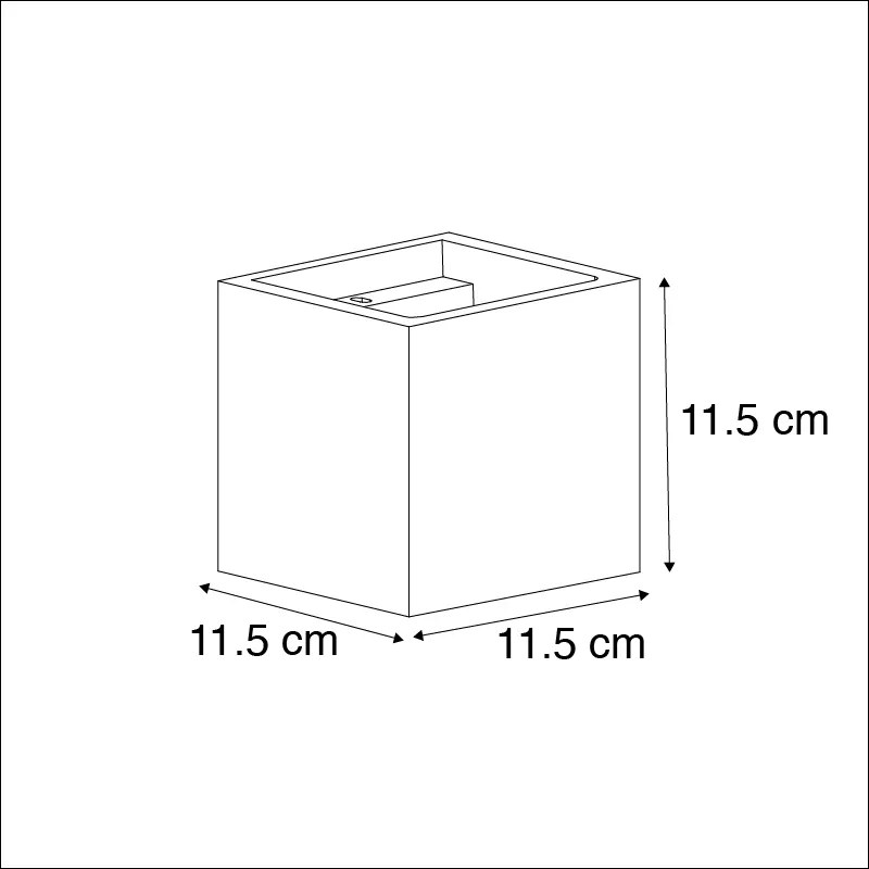 Candeeiro de parede industrial em betão - Box Industrial