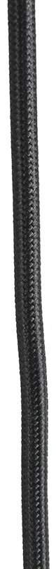 Candeeiro de suspensão industrial preto com dourado 50 cm - Magna Eco Moderno