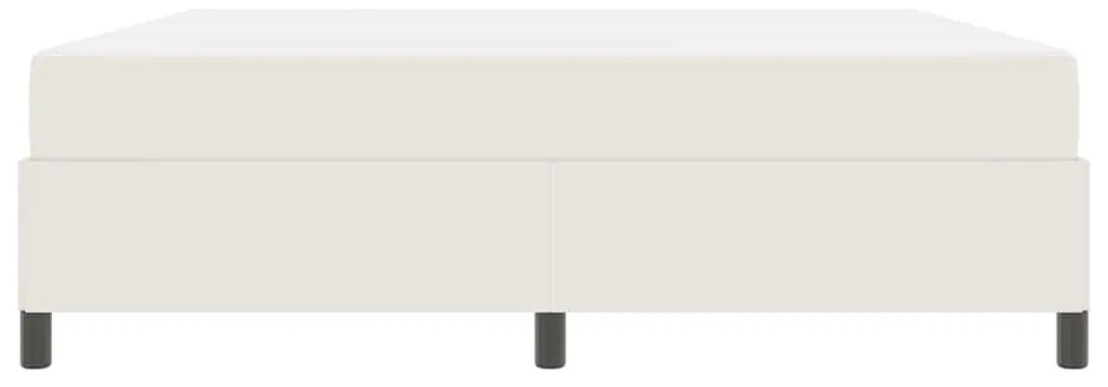 Estrutura da Cama Creme 180 x 200 cm Tecido de veludo côtelé