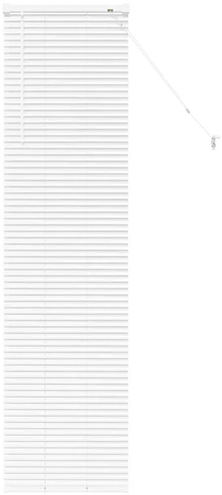 Persiana de Janela com cortinas Outros Manual Branco 80 x 130 cm Alumí