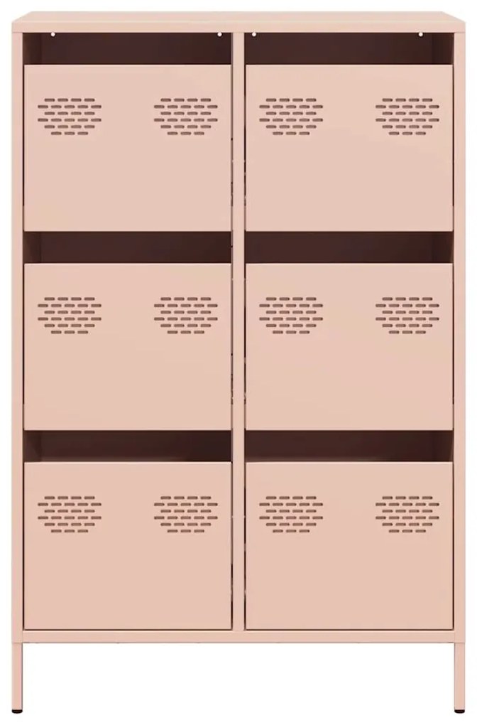 Móvel alto 68x39x101,5 cm aço rosa