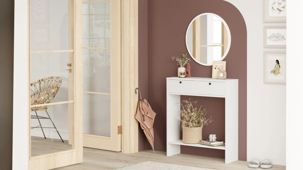 Aparador LR1 – Branco – 80,4 cm x 90 cm x 24,2 cm