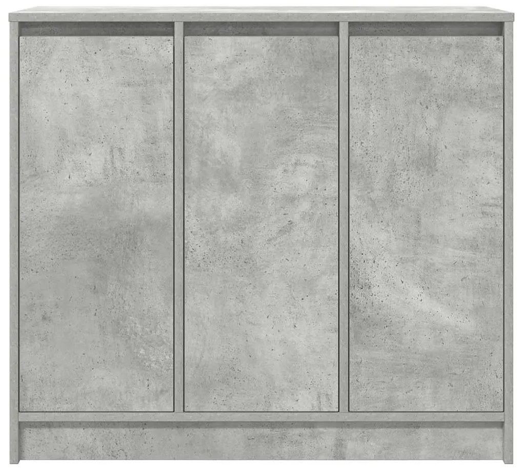 Aparador 85x34x76 cm derivados de madeira cinzento cimento