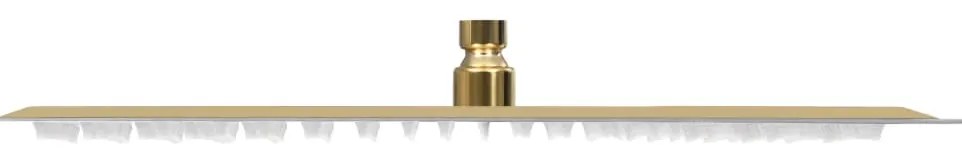 Cabeça de chuveiro quadrada 50x50 cm aço inoxidável dourado