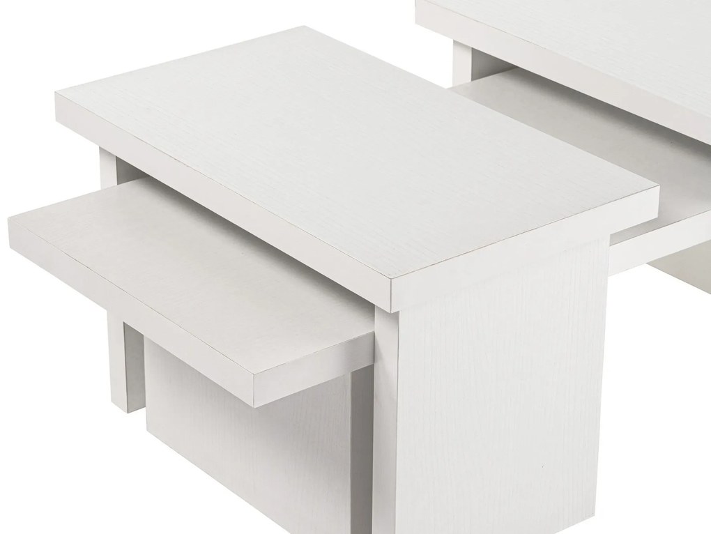Mesa de Café Sanctuary – Branco Madeira – 110x39,3x45 cm