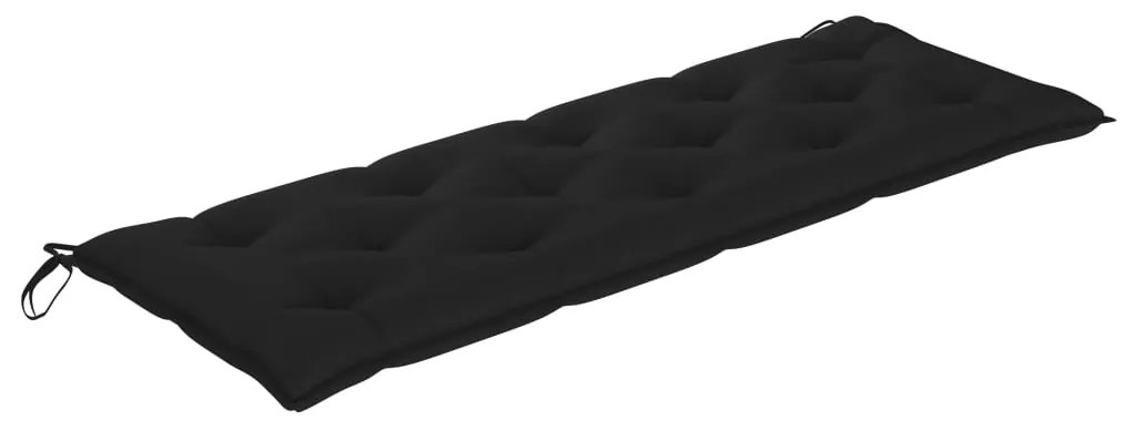 Banco de jardim empilhável c/ almofadão 159 cm teca maciça