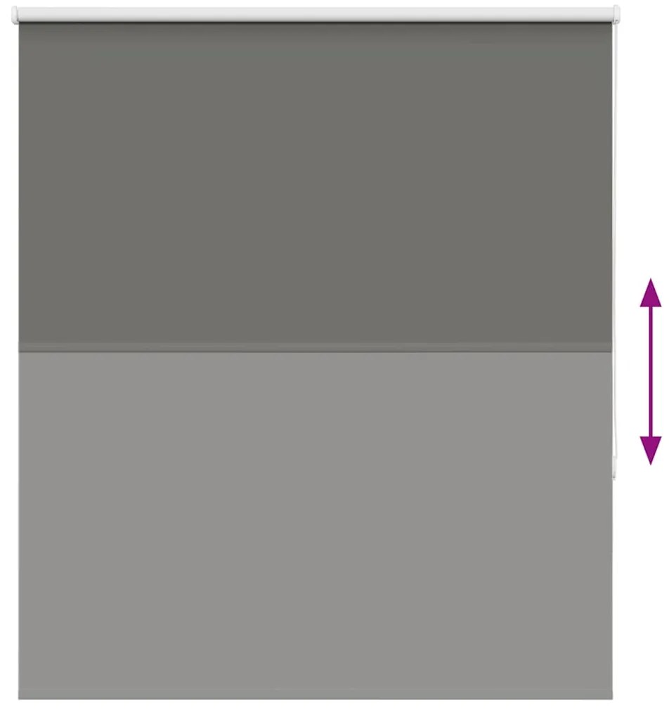 Persiana de enrolar 135x175 cm largura tecido 131,6cm poliéster