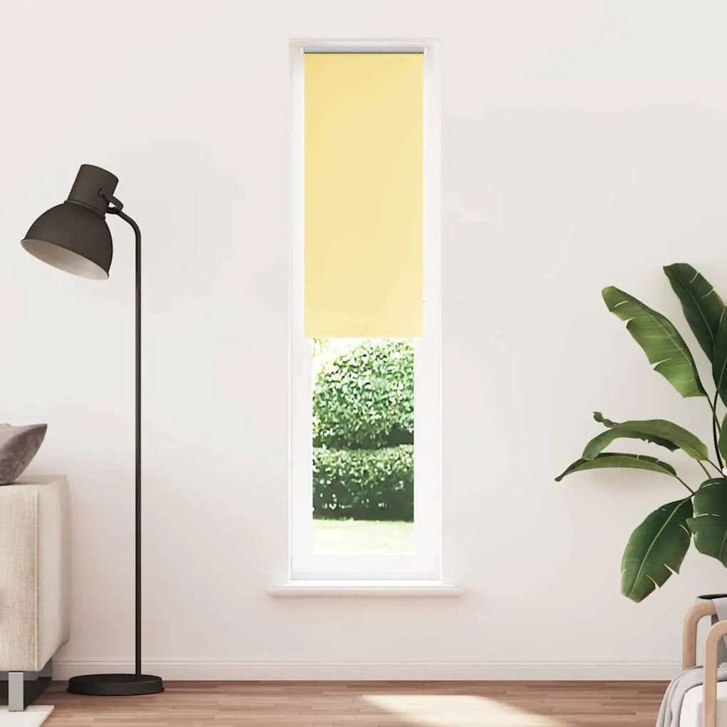 Persiana de enrolar 50x210 cm largura tecido 45,7 cm poliéster