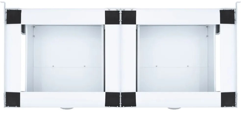Suporte para máquina de lavar roupa duplo com gavetas branco