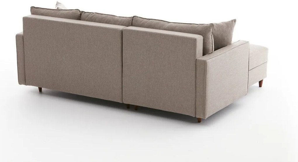 Sofá de Canto Eva – Creme – 210x82x195 cm