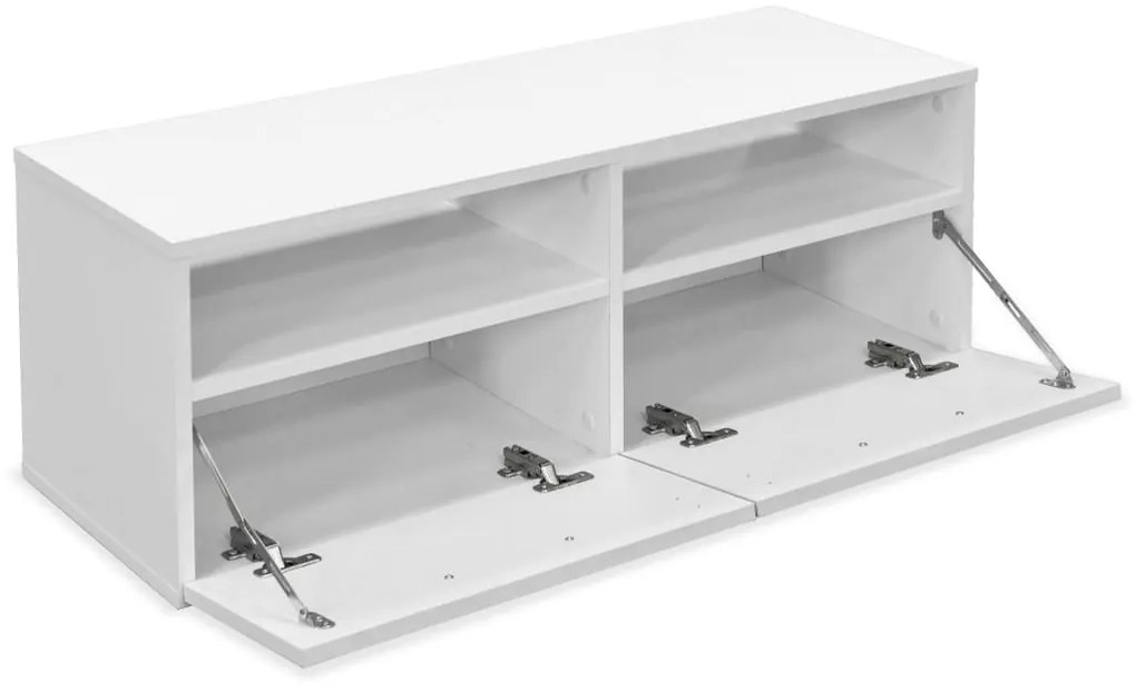 Móvel de TV em aglomerado 95x35x36 cm branco