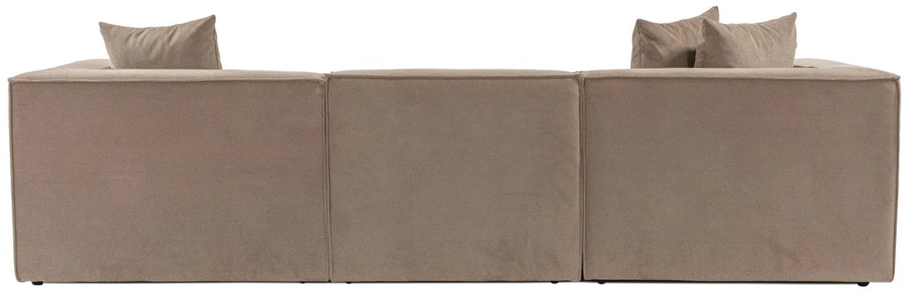 Sofá de 3 Lugares Sora – Cappuccino – 270 cm x 65 cm x 95 cm
