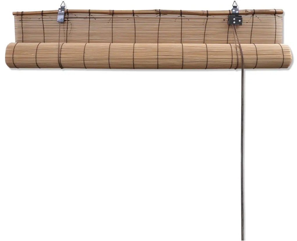 Estore de enrolar 150x160 cm bambu castanho