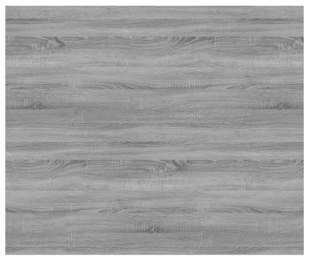 Prateleiras de parede 4pcs derivados de madeira cinzento sonoma