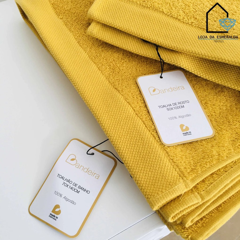 Toalhas Amarelo Torrado - Toalhão 70x140 cm