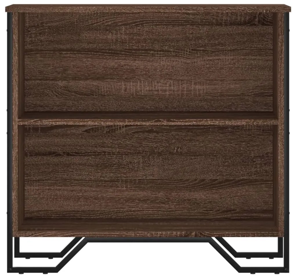 Estante 80x31x74,5 cm derivados de madeira carvalho castanho