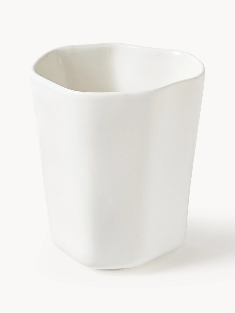 Canecas de café em porcelana com forma orgânica Joana, 4 uni.