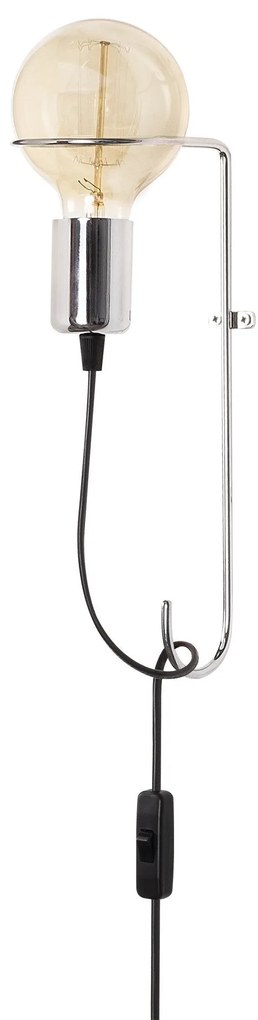 Candeeiro de Parede Pota – Cromado – 9 x 15 cm