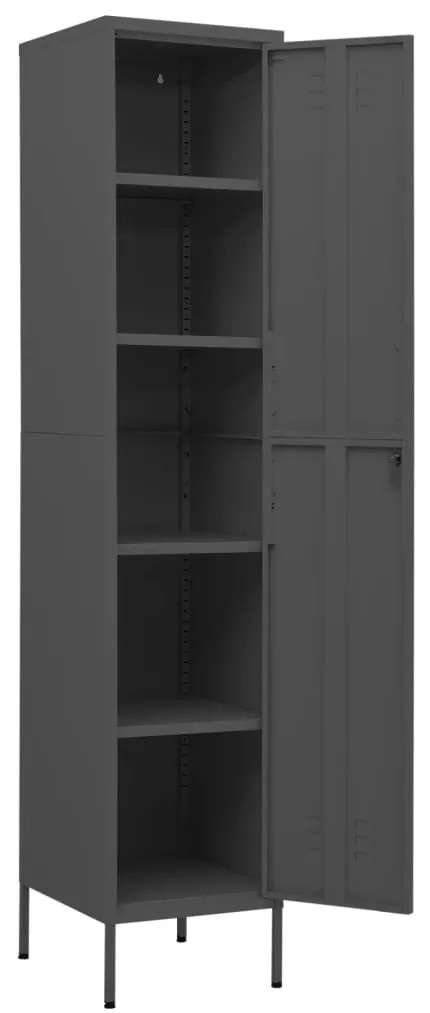 Cacifo 35x46x180 cm aço antracite