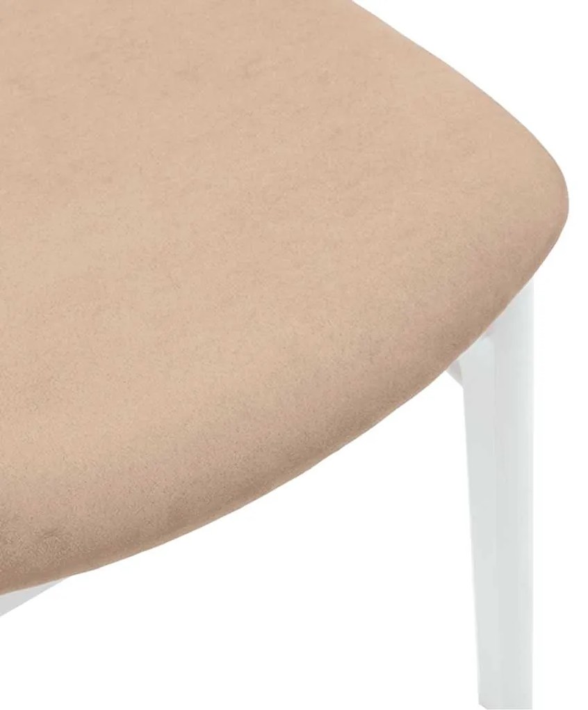 Cadeiras de jantar com almofadões 2 pcs madeira maciça branco