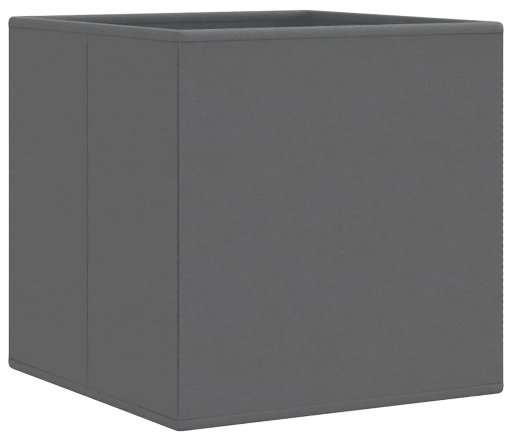 Caixas de arrumação dobráveis 10 pcs 32x32x32 cm TNT cinzento