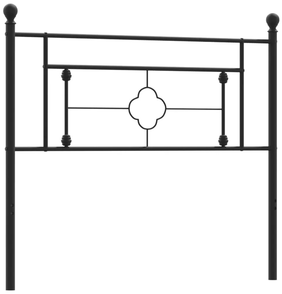 Cabeceira de cama 107 cm metal preto