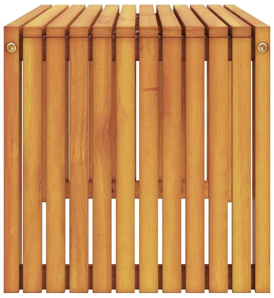 Mesa de Café 70x35x35 cm Madeira Maciça Acácia