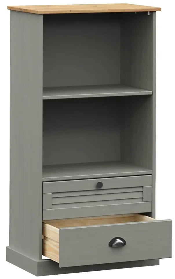 Estante VIGO 60x35x114,5 cm madeira de pinho maciça cinzento