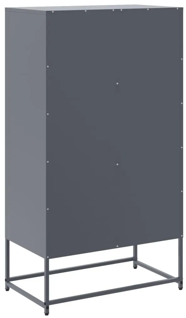 Aparador 68,5x38,5x123,5 cm aço antracite