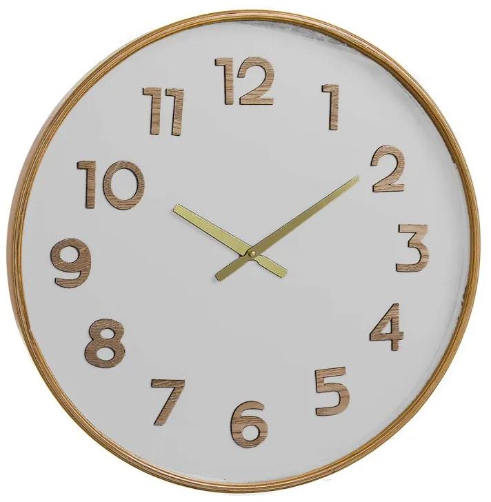 Relógio De Parede Madeira Derlis 50cm